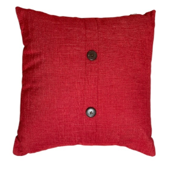 Red Accent Pillow - Picture 6 of 8